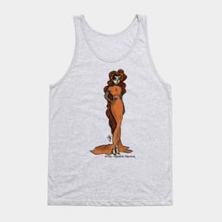 Orange Catrina with transparent background Tank Top